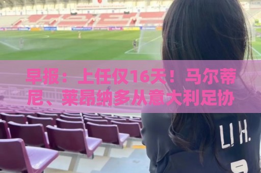 早报：上任仅16天！马尔蒂尼、莱昂纳多从意大利足协辞职